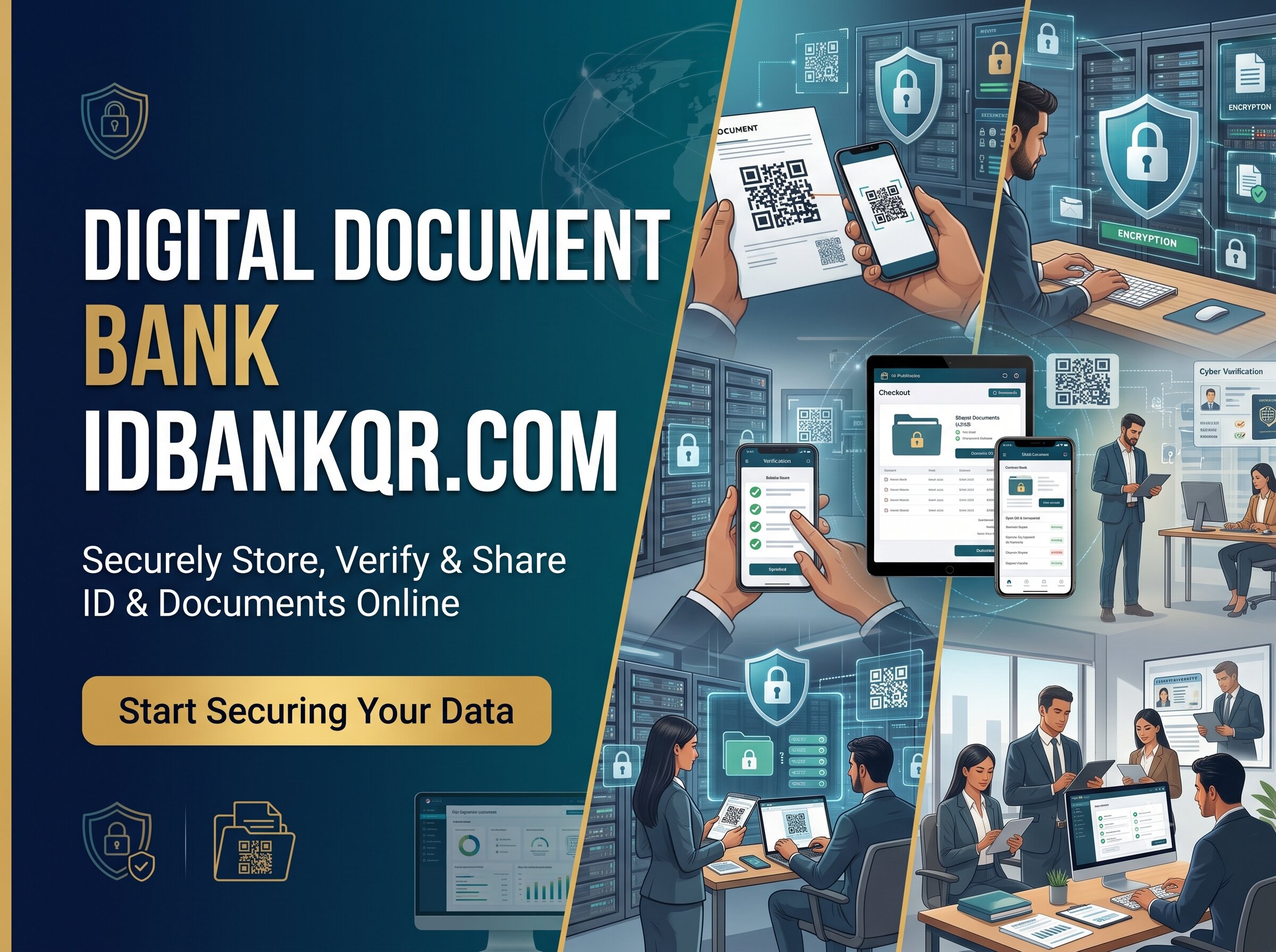 IDBANKQR.COM Digital Document Wallet